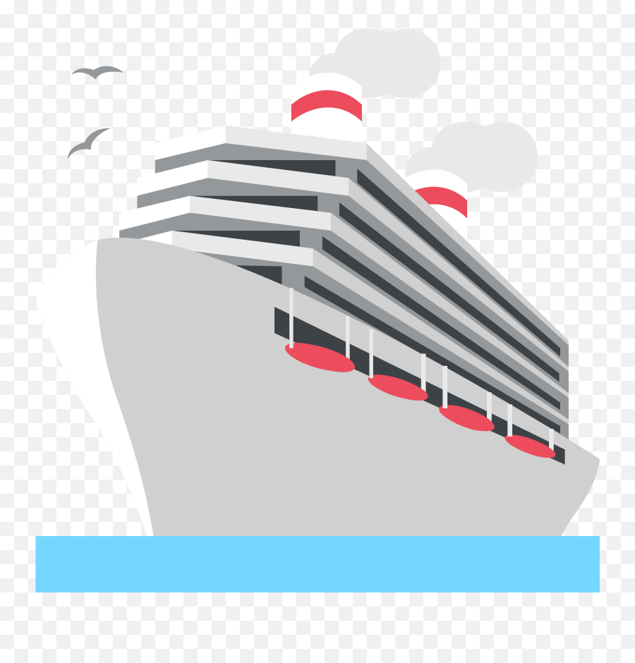 Passenger Ship - Cruise Ship Emoji Icon,Cruise Emoji