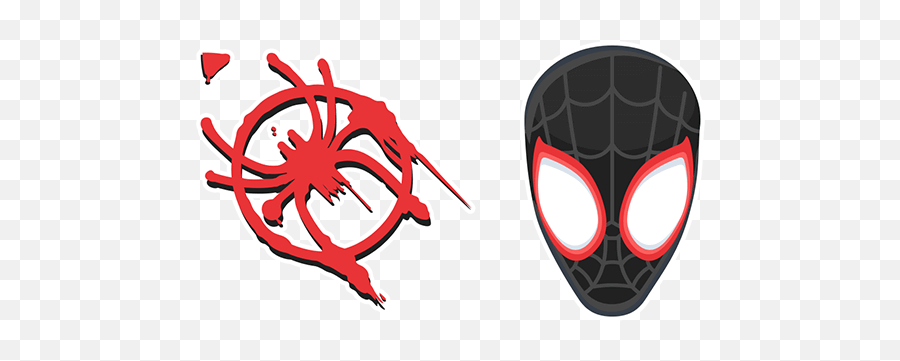 Spider - Logo Spiderman Miles Morales Png Emoji,Spiderman Eye Emotion