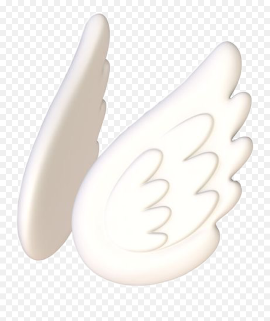 Pastel White Gray Emoji Angel Angels - Fictional Character,Emoji Of Angels