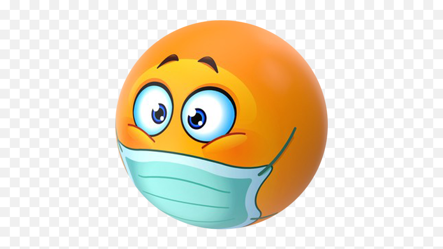 Mask Emoji Png Clipart - Emoji Masque,Mask Emoji