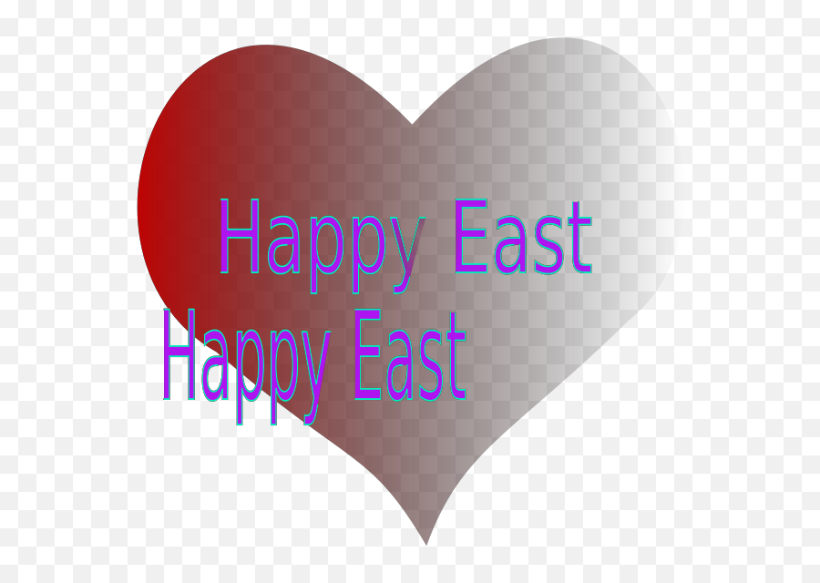 Happy Easter Heart Svg Vector Happy Easter Heart Clip Art - Girly Emoji,Happyrunning Emoticon