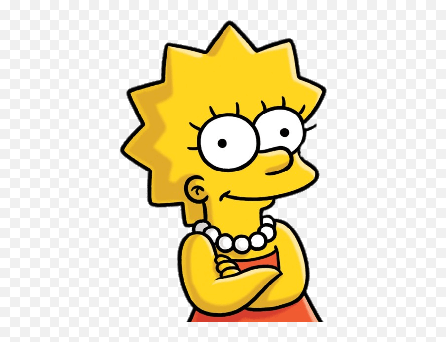 Lisa Simpson Transparent Png - Lisa Simpson Transparent Background Emoji,Lisa Lisa & Cult Jam Lost In Emotion