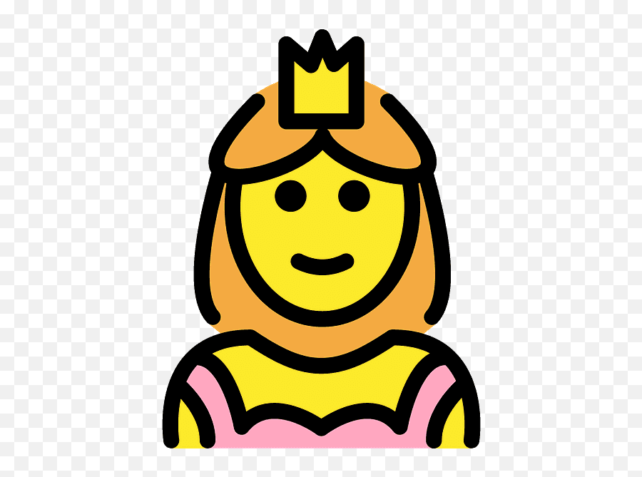 Princess Emoji - Download For Free U2013 Iconduck Prinsesse Emoji,Ogres Emoji Png