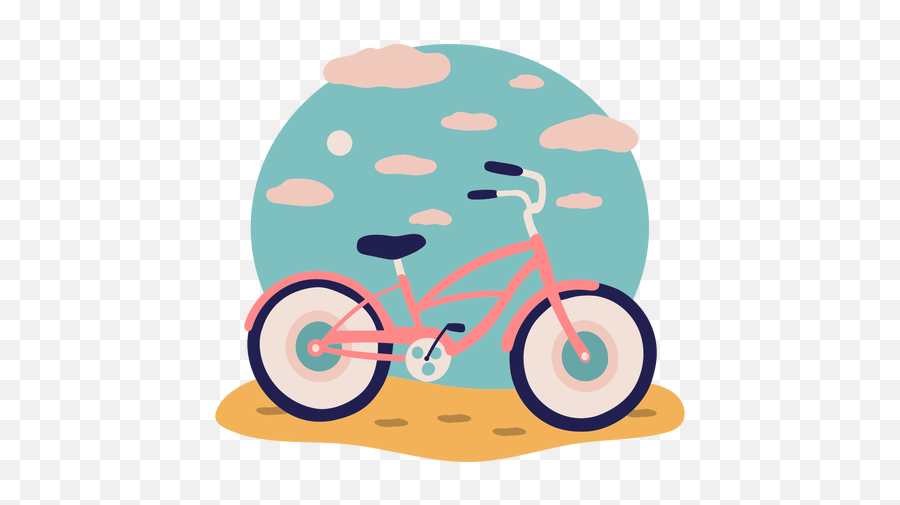 Bike Png Designs For T Shirt Merch - Kids Bikes Emoji,Beach Cruiser Bike Emoji