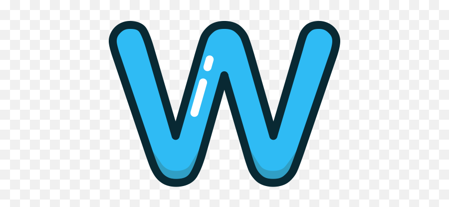 Free Pc Software - Alphabet Blue Letter W Emoji,Fezz Emoji