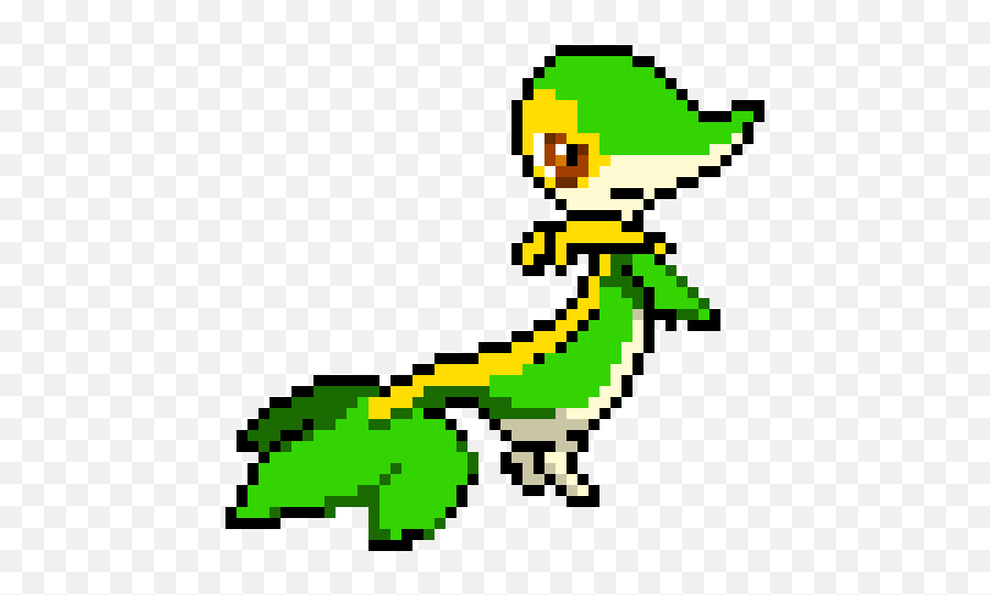 Pixel Art Gallery - Snivy Pixel Gif Emoji,Snivey Emoticon