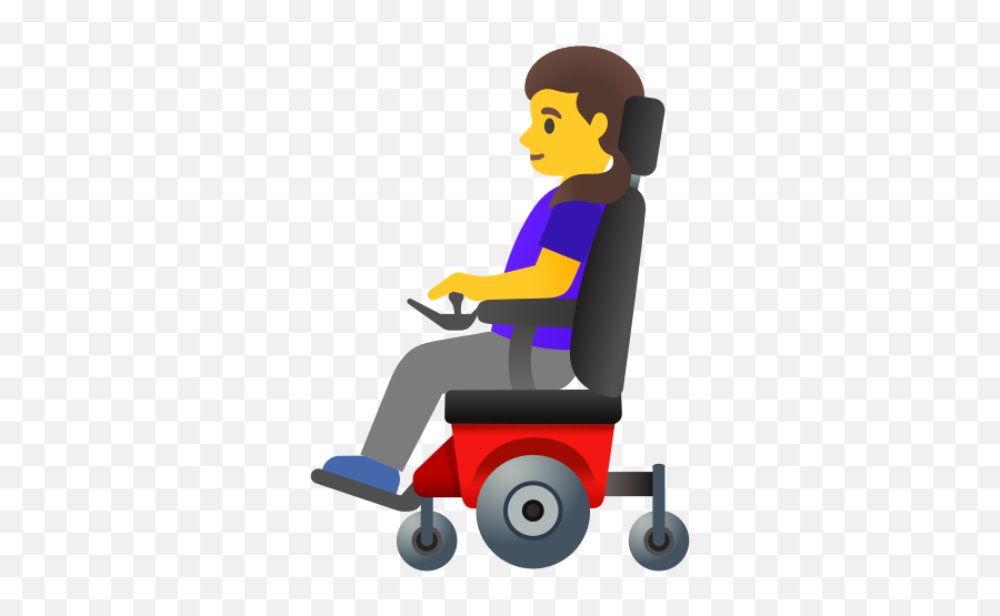 U200d Woman In Motorized Wheelchair Emoji,Eye Rolling Frown Emoji