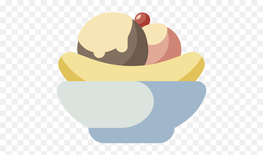 Banana Split - Free Food Icons Emoji,New Emoji Icy