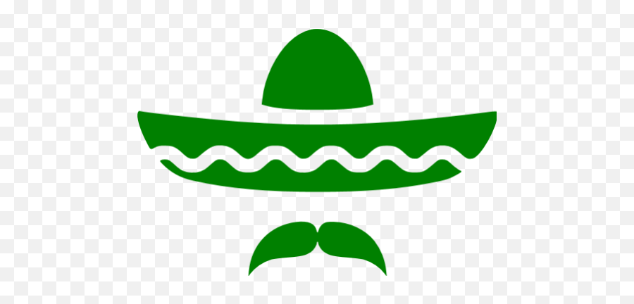 Green Sombrero Icon - Free Green Civilization Icons Emoji,Anubis Symbol Emoticon