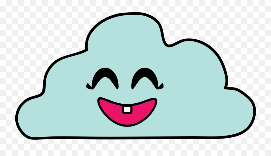 Cloud Clipart Face Cloud Face Transparent Free For Download Emoji,Mocking Emoji