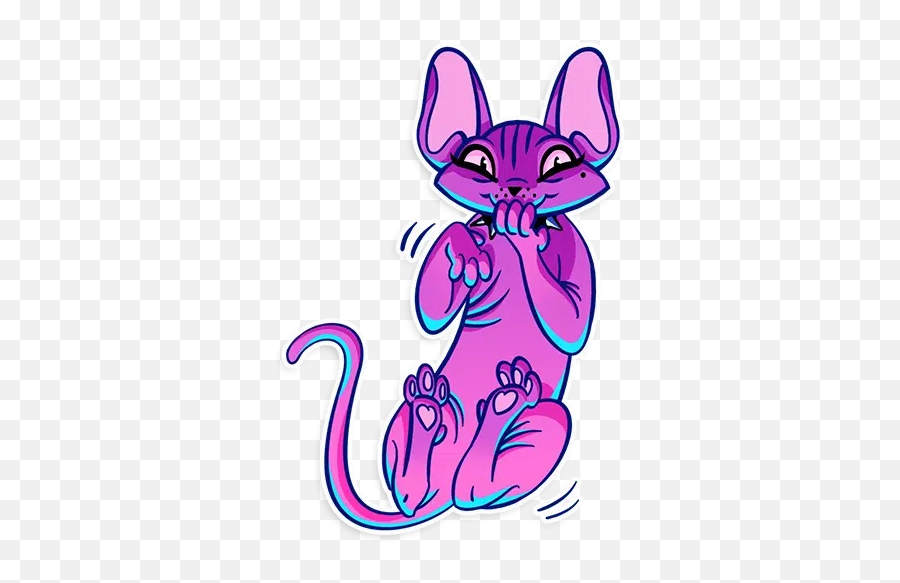 The Neon Cat Sticker Pack - Stickers Cloud Emoji,Why Does Animal Jam Use Cat Emojis