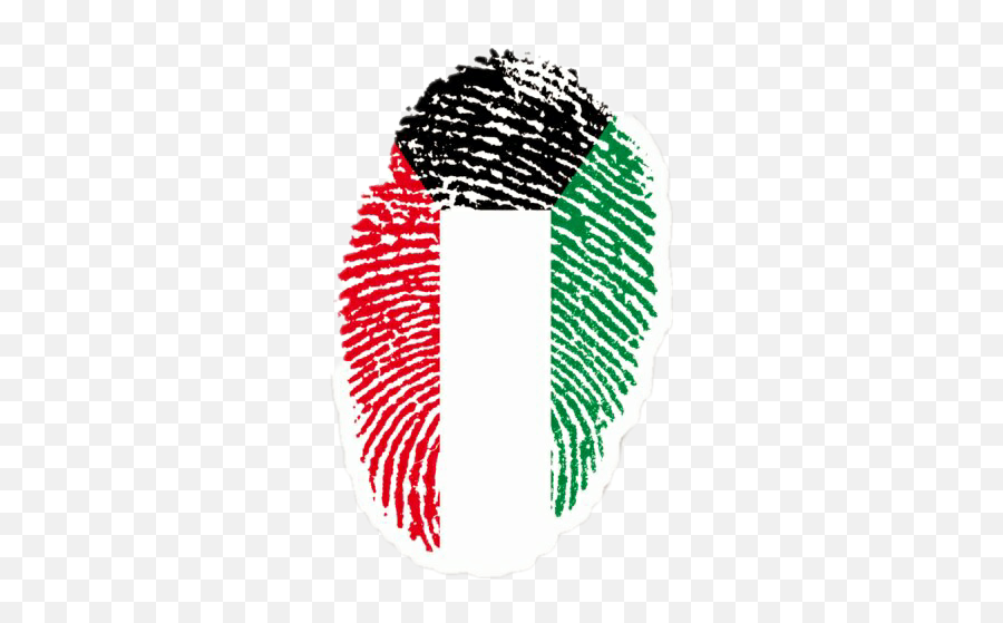 Ftestickers Kuwait Kuwaity Sticker - Kuwait Flag Finger Print Emoji,Kuwait Flag Emoji