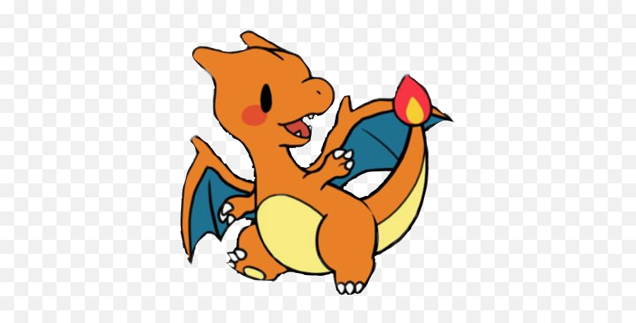 Pokemon Charizard Chibi Sticker - Fictional Character Emoji,Charizard Emoji