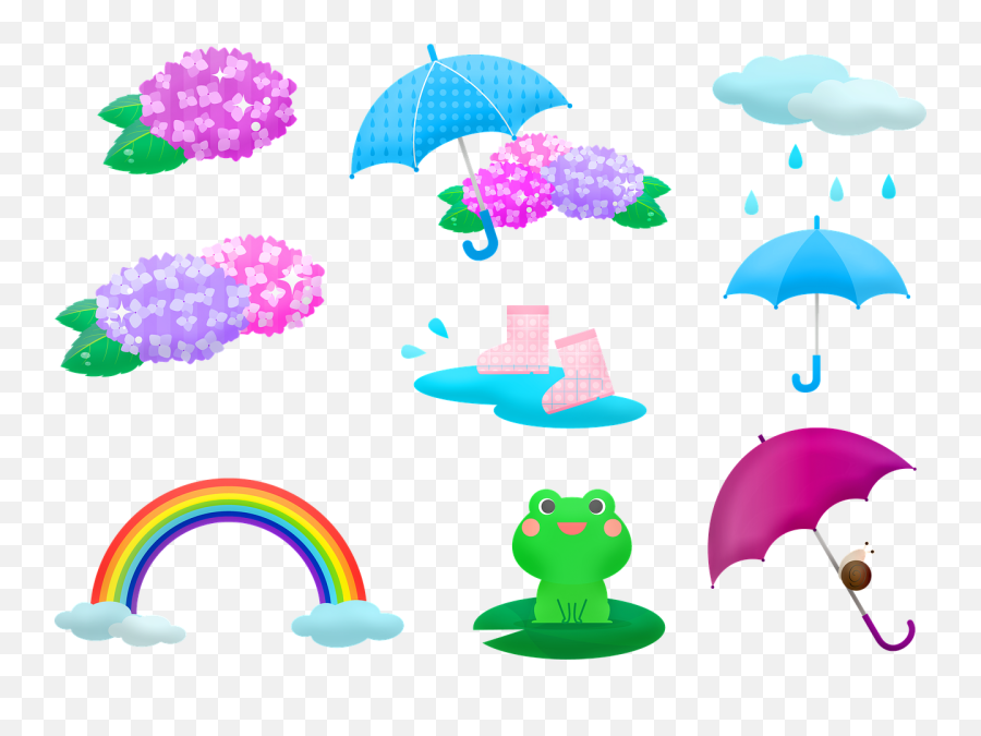 Kotobites Japanese - Page 2 Of 13 Rainy Season Japan Cartoon Emoji,Emoticon Masterpost