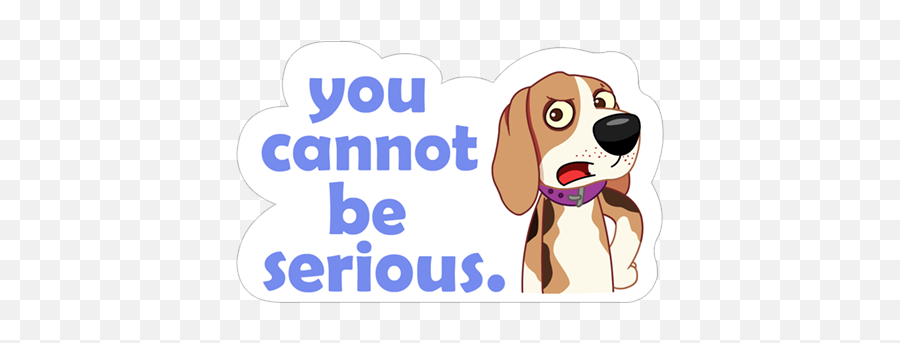A Dogu0027s World Sticker - Stickers For Facebook Line Path Emoji,Dog Face Emoji