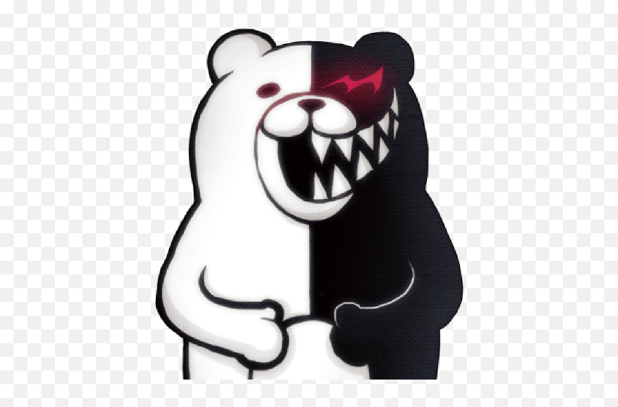 Monokuma - Monokuma Sprites Mad Emoji,Monokuma Emoticon