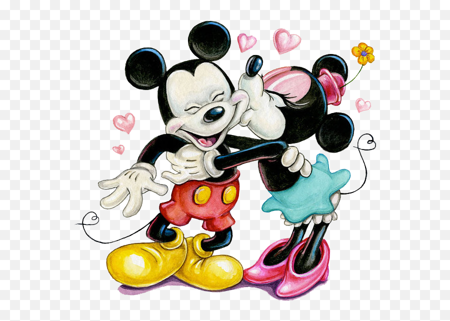 Love Clipart Mickey Love Mickey Transparent Free For - Minnie Maus Drawing Emoji,Mickey And Minnie Emoji