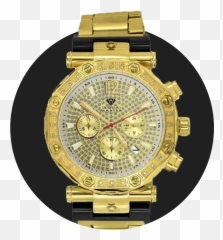 Gold Plated Products Exclusively Available At Telemart - Solid Emoji,100 Emoji Watch