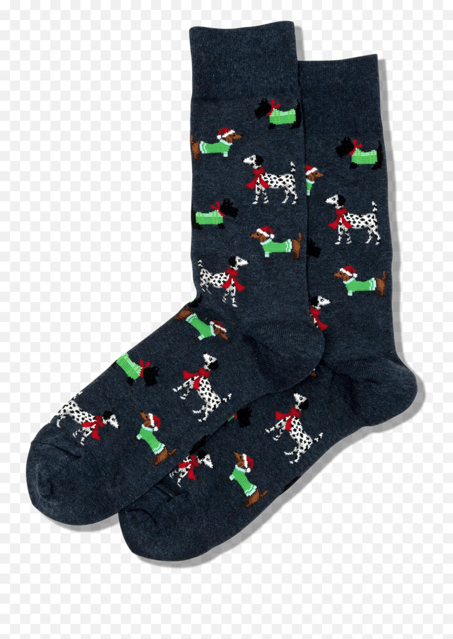 Mens Christmas Dogs Crew Socks - For Teen Emoji,Scottie Dog Emoji