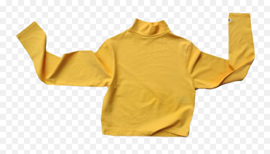 Yellow Shirt Clothing Top Clothes Sticker By - Sweater Art Hoe Aesthetic Emoji,Emoji Yellow Tshirts