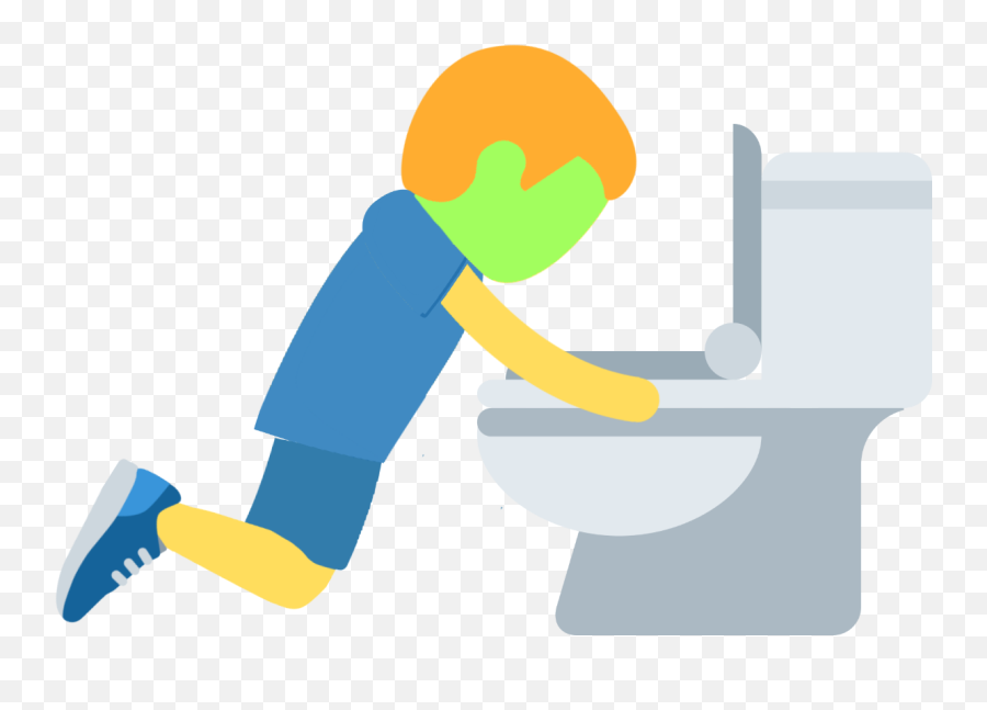 Nauseous - Discord Emoji Toilet,Puking Emoji