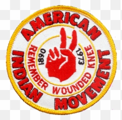 American Indian Movement American Indians Native American - Aim Patch Emoji,Indian Pow Wow Emoticon