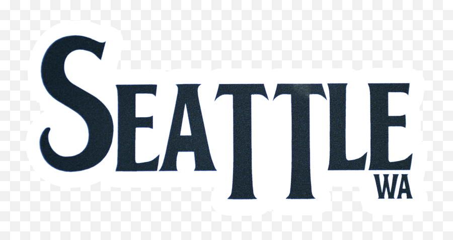 Show Your Seattle Pride With This Beatles Font Seattle Wa - Beatles Emoji,Iphone Emoticon Restaurants Burger King
