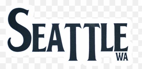 Show Your Seattle Pride With This Beatles Font Seattle Wa - Beatles Emoji,Iphone Emoticon Restaurants Burger King