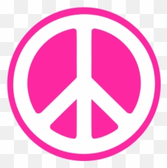 Hippy Groovy Peace Sign Svg - Peace Signs Clipart Emoji,Peace Logo Emoji