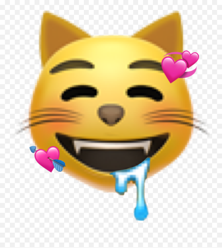 The Most Edited Aestheticemoji Picsart - Happy,Cat And Blanket Emoticon