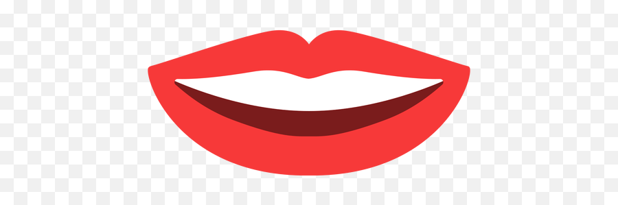 Smile Flat - Transparent Png U0026 Svg Vector File For Women Emoji,Transparent Background Lipstick Emojis