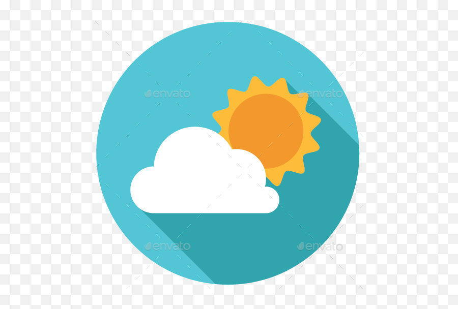 30 Flat Icons Traveling - Weather Flat Icon Png Emoji,Facebook Emoticons 16x16