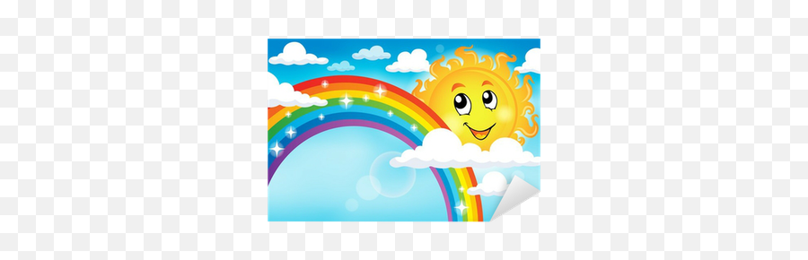 Image With Rainbow Theme 7 Sticker U2022 Pixers - We Live To Change Rainbow Theme Emoji,Rainbow Japanese Emoticon