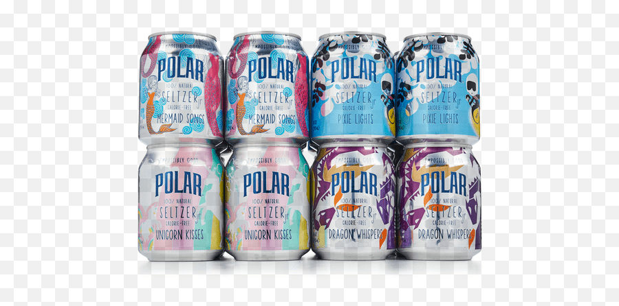 Polar Seltzer Jr Variety Pack 8 Oz 24 Emoji,Emoji Stickers And Candy Box 36ct