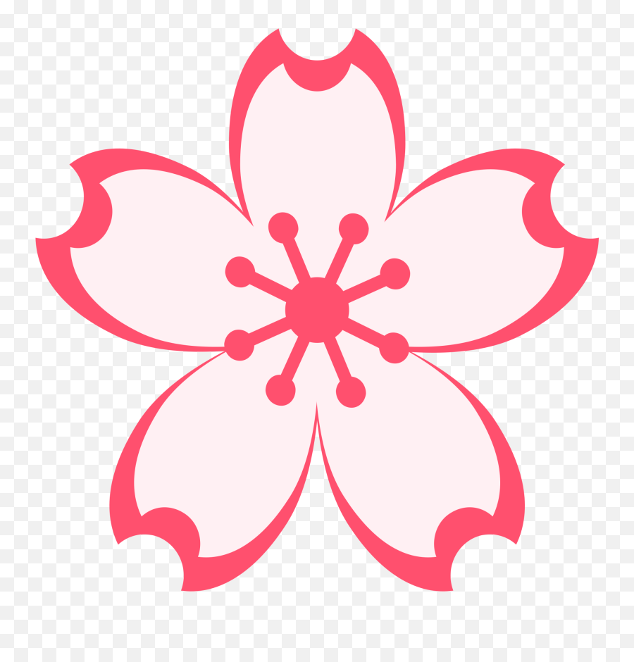 Fileemojione 1f338svg - Wikimedia Commons Vector Graphics Emoji,Futaba Sakura Emoticons
