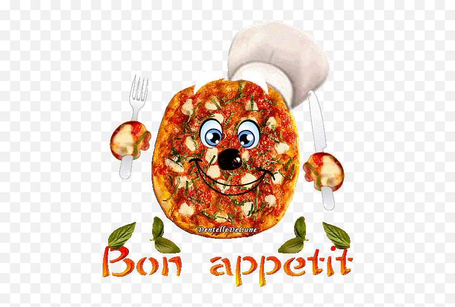 Animated Gif - Gif Pizza Bon Appetit Emoji,Emoticons Opposites