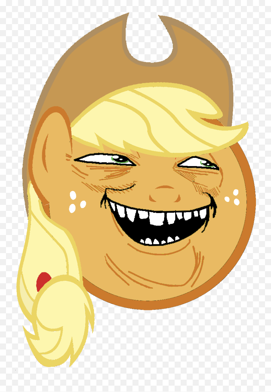 139433 - Applejack Derpibooru Import Pekaface Rage Face Happy Emoji,Teeth Emoticon Meaning