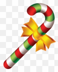 Clip Art Candy Cane Clipart - For Holiday Emoji,Candycane Emoji