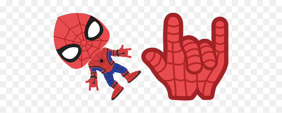 Spiderman Cursor - Spiderman Cursor Emoji,Spiderman Eye Emotion