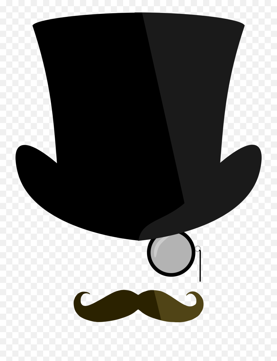 Free Transparent Tophat Download Free Transparent Tophat - Mustache Top Hat Png Emoji,Top Hat And Monocle Emoticon