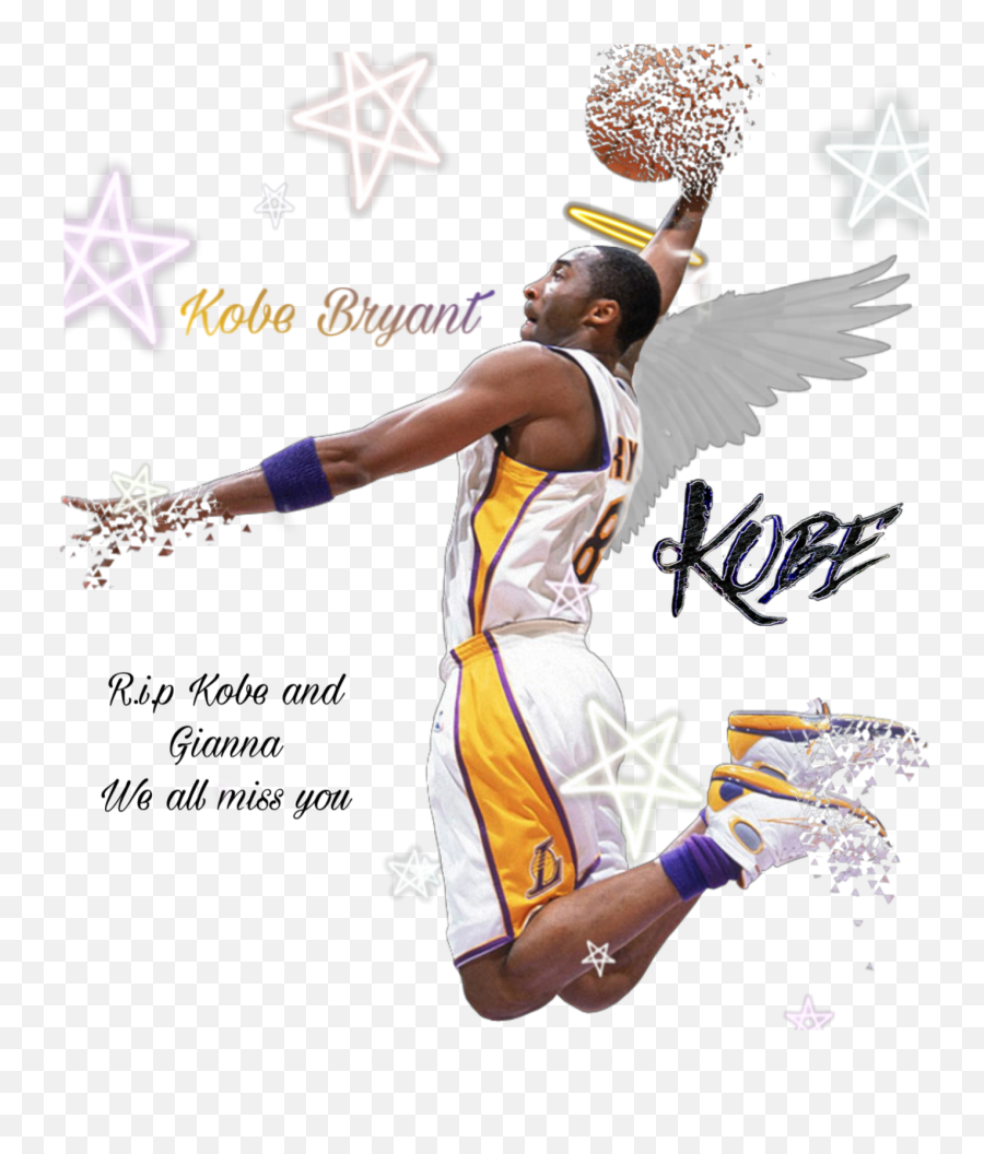 Popular And Trending Basketball Player Stickers Picsart - Transparent Kobe Bryant Dunk Emoji,Nba Player Emojis
