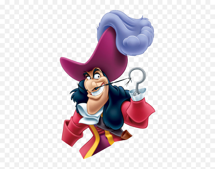 Captain Hook Disney Villain - Captain Hook Png Emoji,The Emoji Movie Pirates Villain