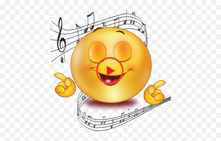Party Singing Music Emoji - Emoji Singing,Yahoo Messenger Emoticon Clown