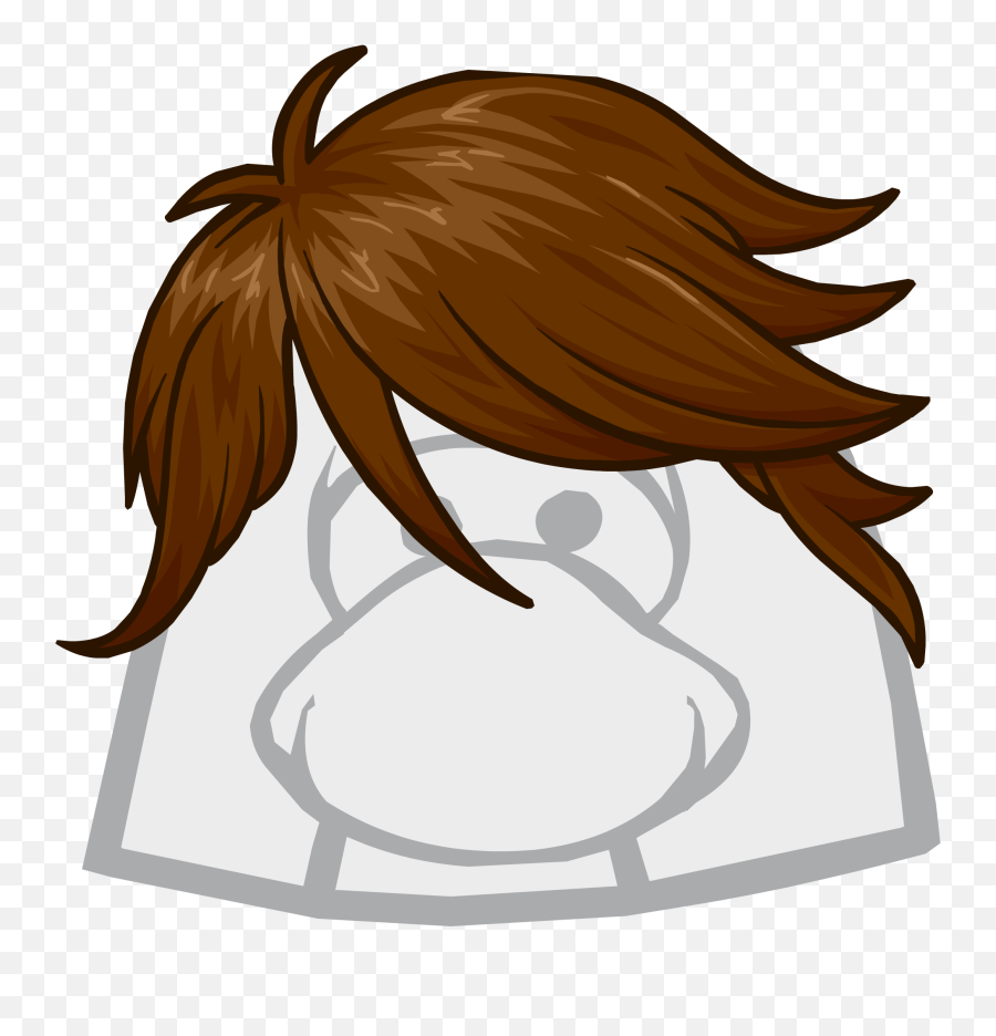 The Side Swept - Club Penguin Hair Emoji,Emojis Sweep