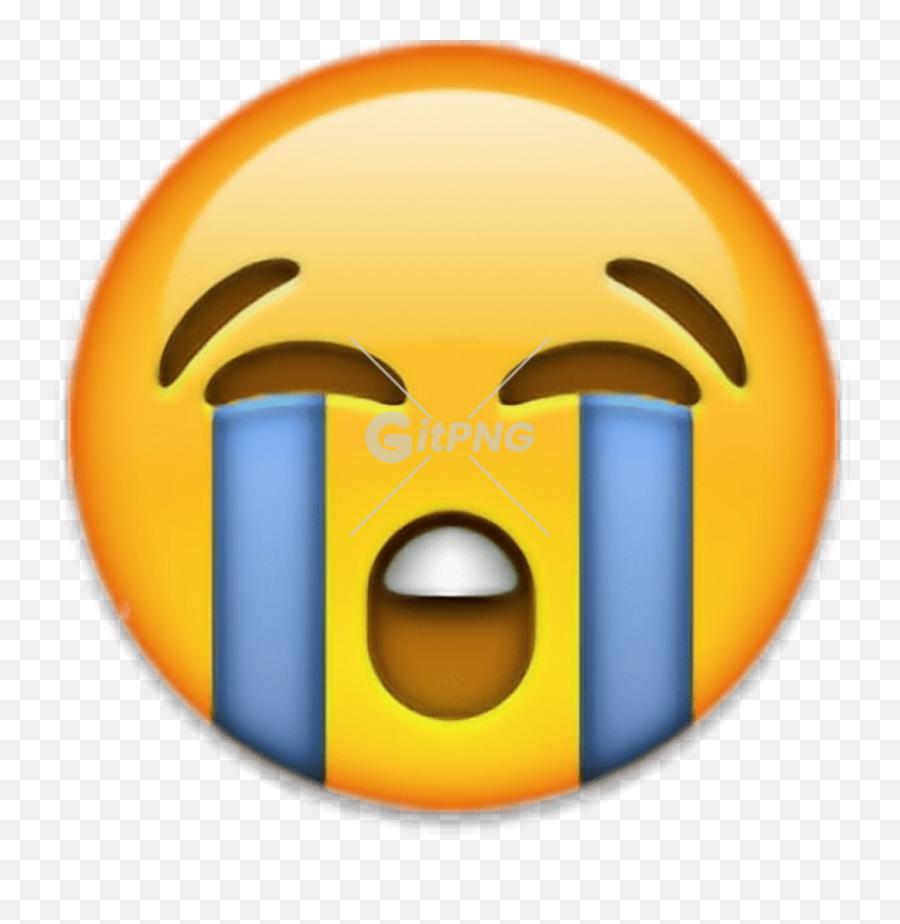 Cry Weinen Emoji Lachen Laugh Sticker By Free Logos - Emoji Llorando Sin Fondo,Toung Emoji