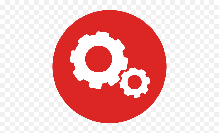 Cogwheels Red Circle Icon Transparent Png U0026 Svg Vector Emoji,Guess The Emoji Red Circle Vs Blue Circle Pill