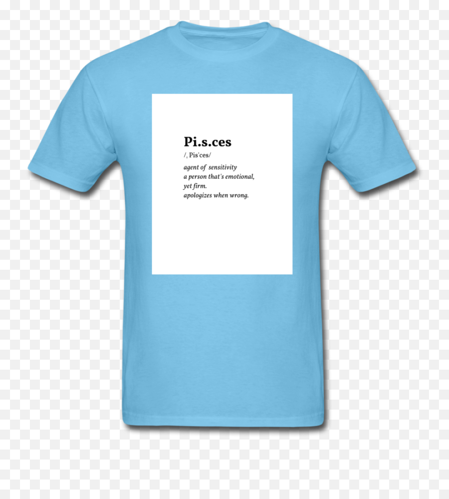 Pisces Unisex Classic T - Shirt U2013 Itzmysign Emoji,Emotions Turquoise Color