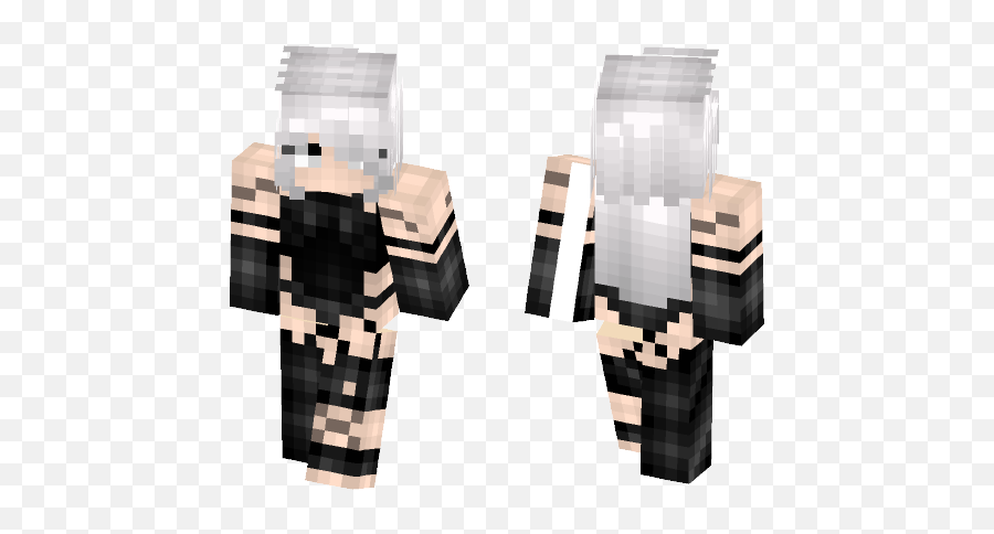 Download Nier Automata A2 Minecraft Skin For Free Emoji,A2 Nier Emoji