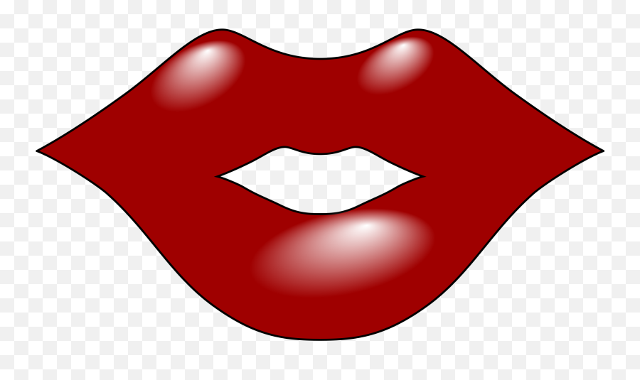 Clipart Panda Lips - Lips For Photo Booth Emoji,Zipper Mouth Emoji