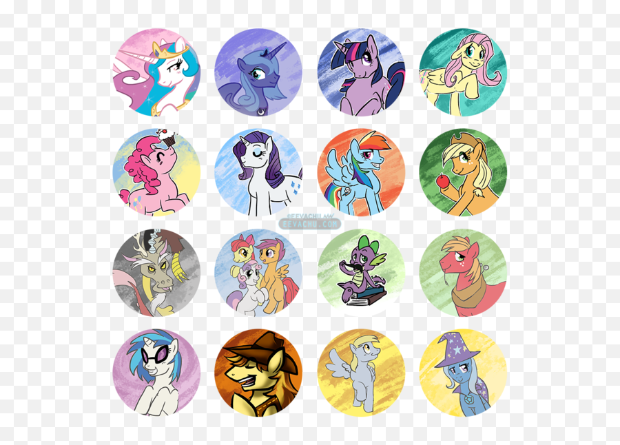 My Little Ponyfriendship Is Magic Buttons Eeva Store Emoji,Mlp Discord Emoticon